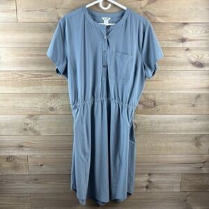 Duluth Trading Womens Dress Nine To Fine Synthetic Cap Sleeve Athletic Size XL